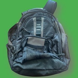 Targus Sport Laptop Travel Bag Carry On Backpack Black Large 18” Many Pockets